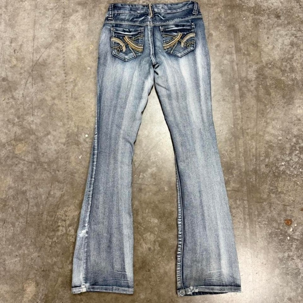 Vintage Y2K L.E.I. Ashley Low Rise Bootcut Flared Jeans 26x31